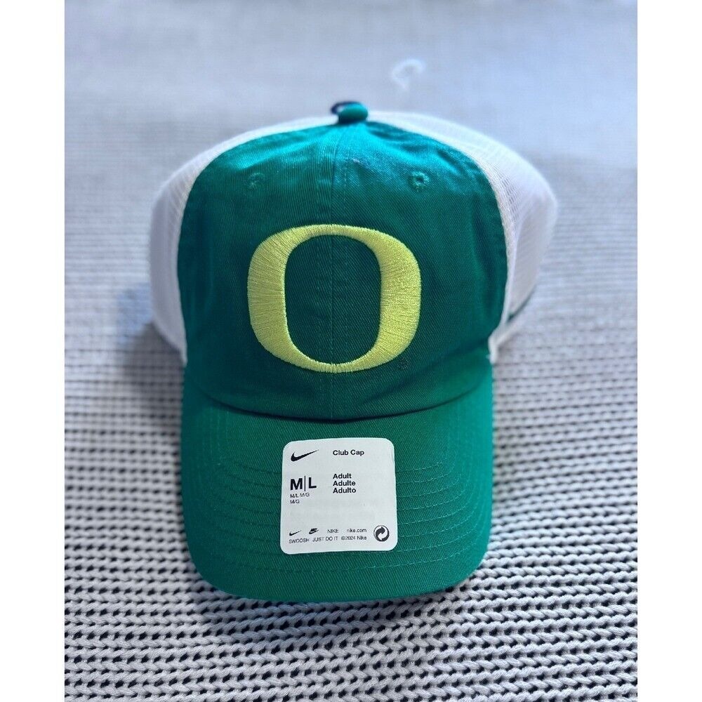 Nike Oregon Classic Nike College Logo Trucker Hat M/L‎ Ducks NWT